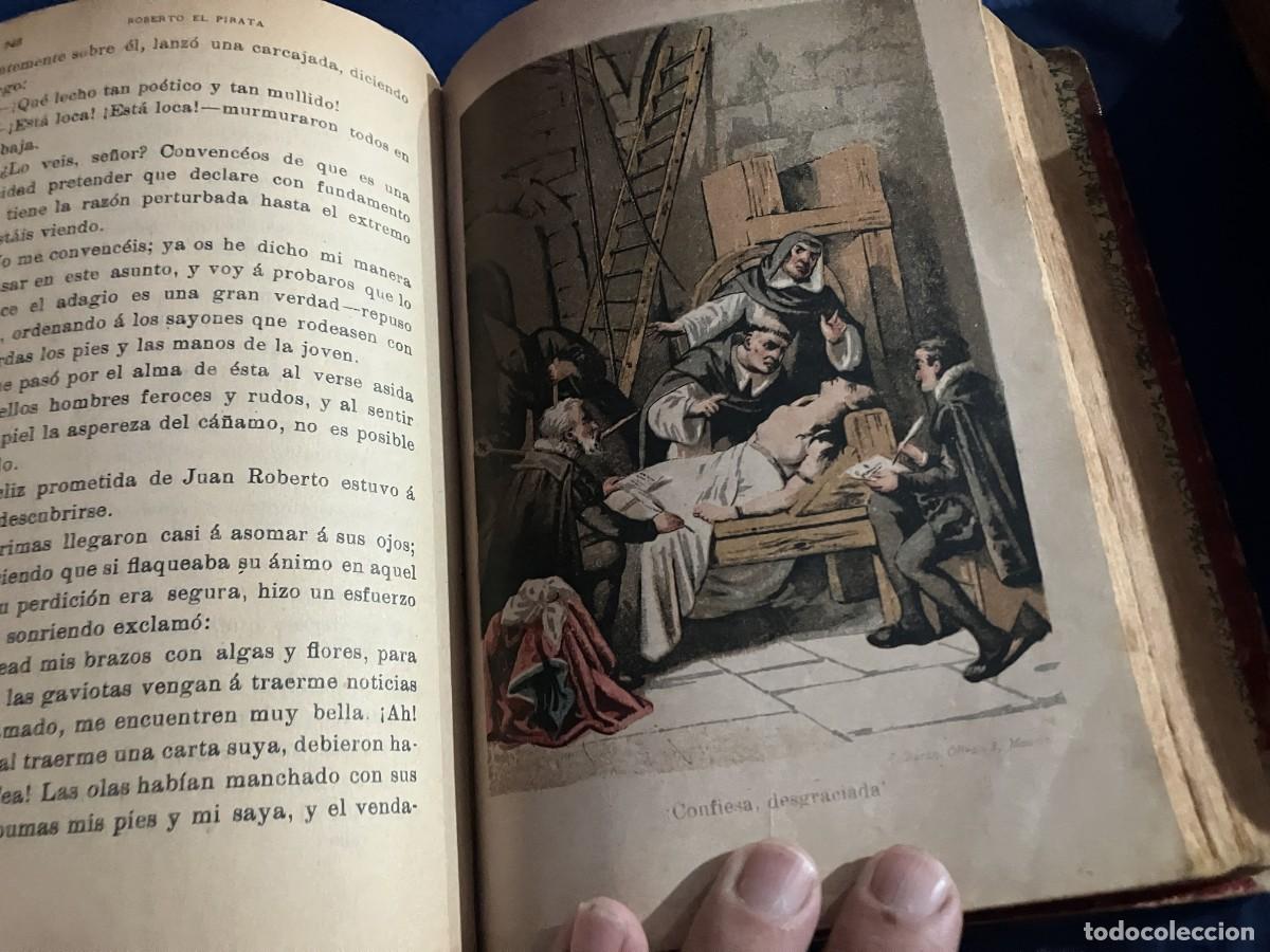 Libros antiguos: ROBERTO EL PIRATA O EL NIETO DEL DIABLO. - Foto 9