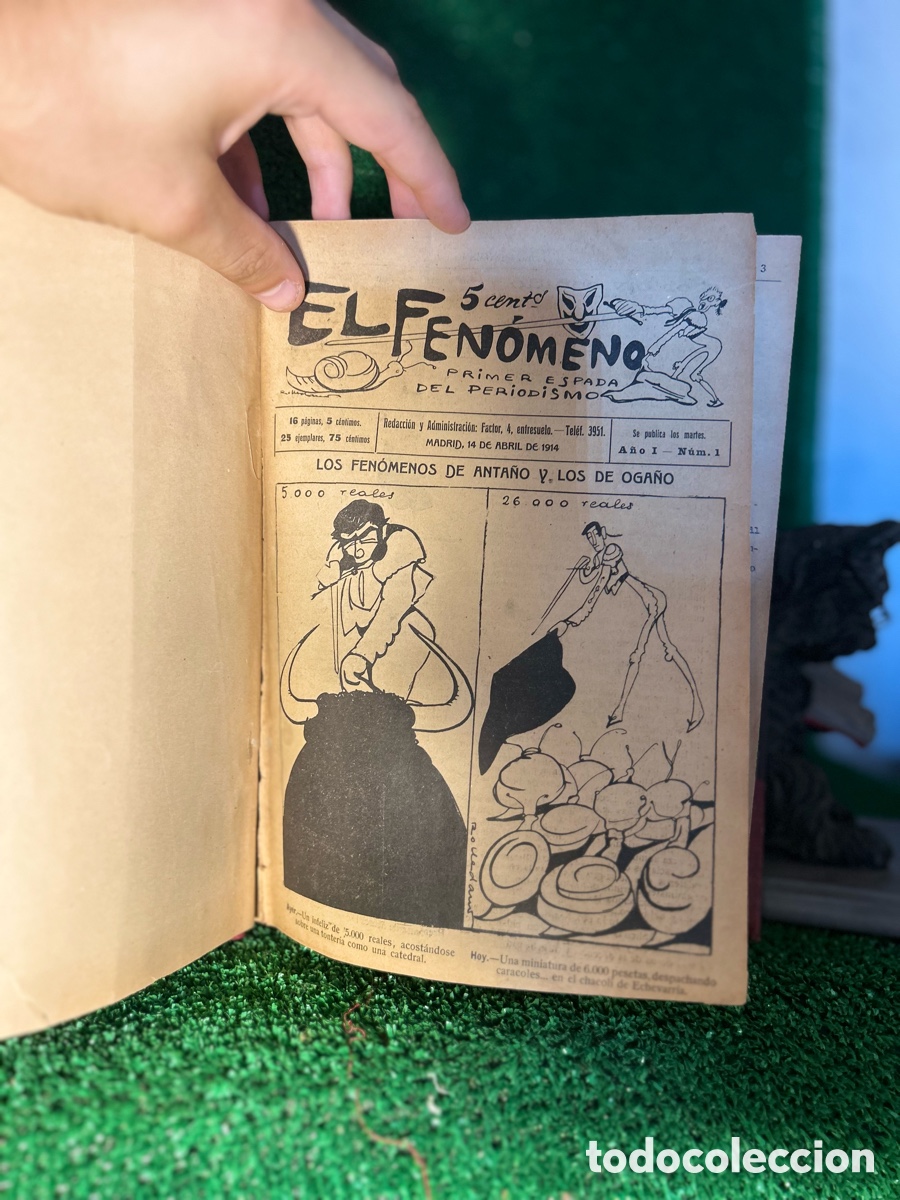 Libros antiguos: REVISTA TAURINA EL FENOMENO - DEL 1 al 51 COMPLETO - A6