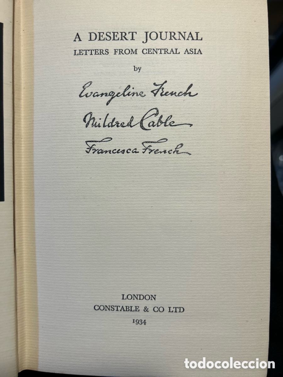 Libros antiguos: A DESERT JOURNAL - PRIMERA EDICION - A5 - Foto 4