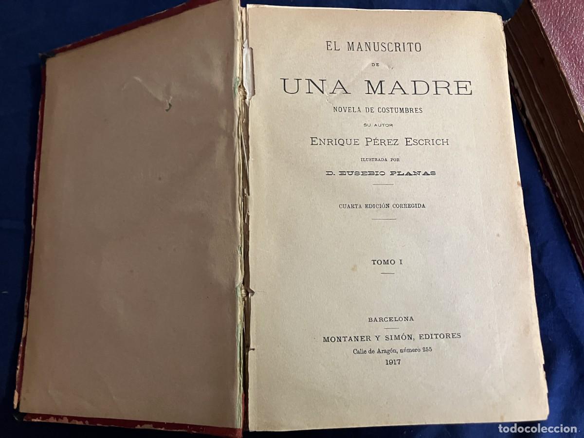 Libros antiguos: EL MANUSCRITO DE UNA MADRE - Foto 5