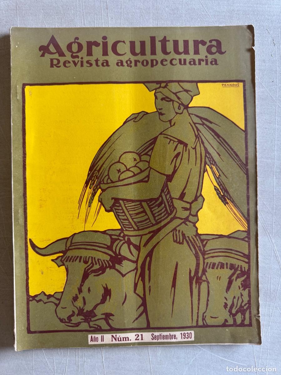 Libros antiguos: Revista Agricultura, Los viveros, La bodega cooperativa de Felanitx, A&ntilde;o 1930
