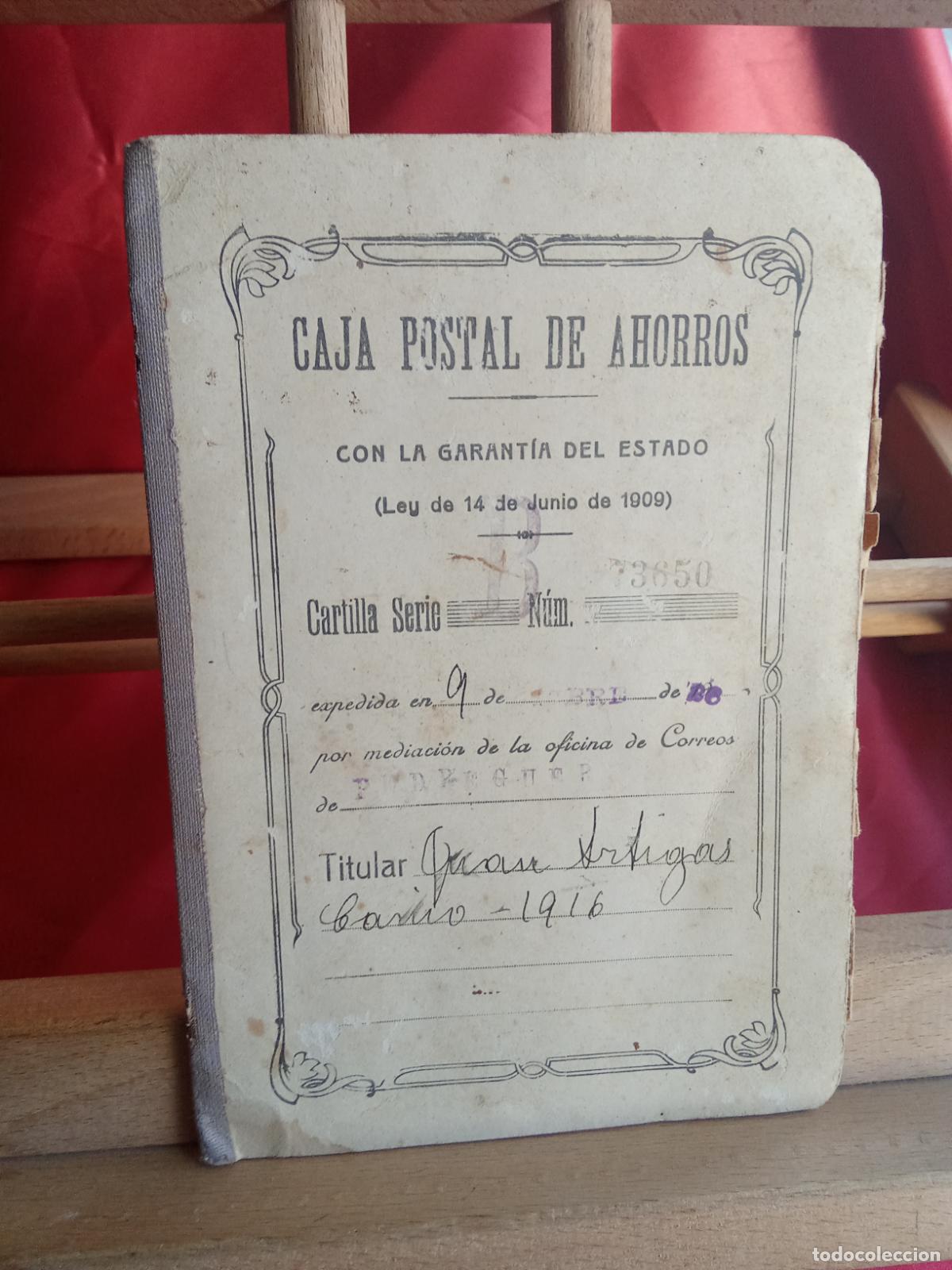 Libros antiguos: Caja postal de ahorros 1916 L.4898-2587