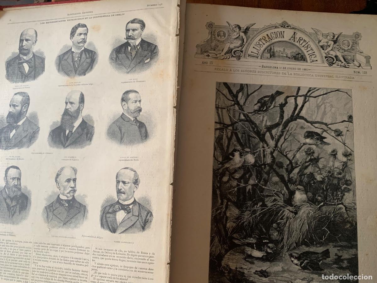 Libros antiguos: La Ilustraci&oacute;n art&iacute;stica 1885 - Foto 2