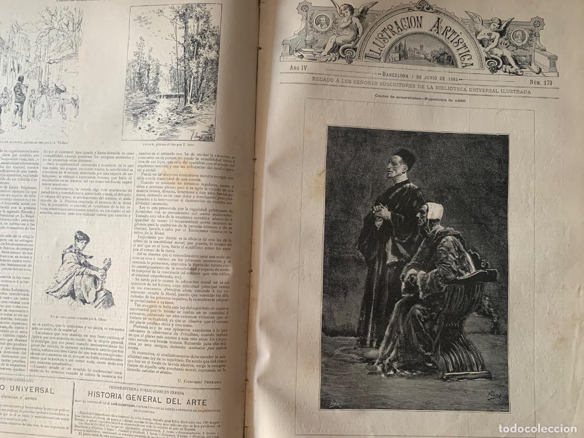 Libros antiguos: La Ilustraci&oacute;n art&iacute;stica 1885 - Foto 4