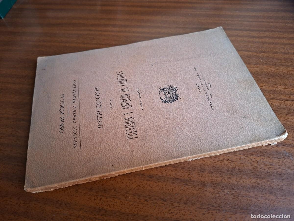 Libros antiguos: Instrucciones para la previsi&oacute;n y anuncio de crecidas - Foto 2