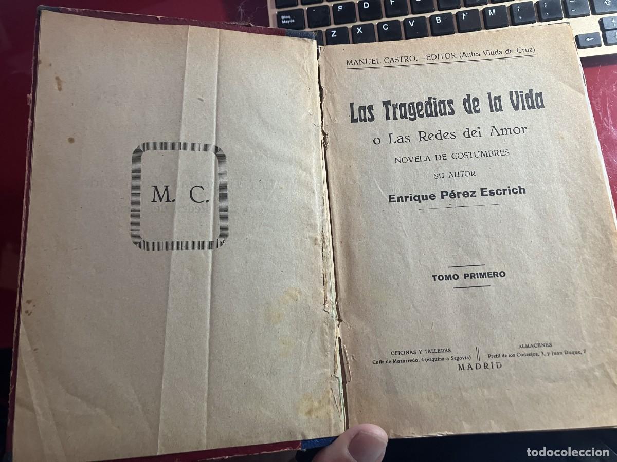 Libros antiguos: LAS TRAGEDIAS DE LA VIDA O LAS REDES DEL AMOR - Foto 4