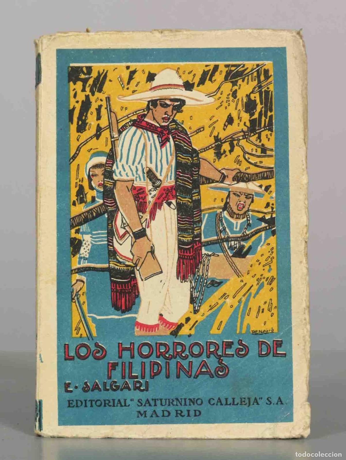 Libros antiguos: Calleja Los horrores de Filipinas - Emilio Salgari