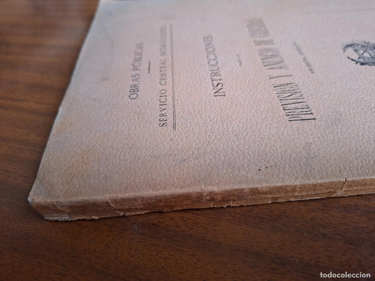 Libros antiguos: Instrucciones para la previsi&oacute;n y anuncio de crecidas - Foto 3