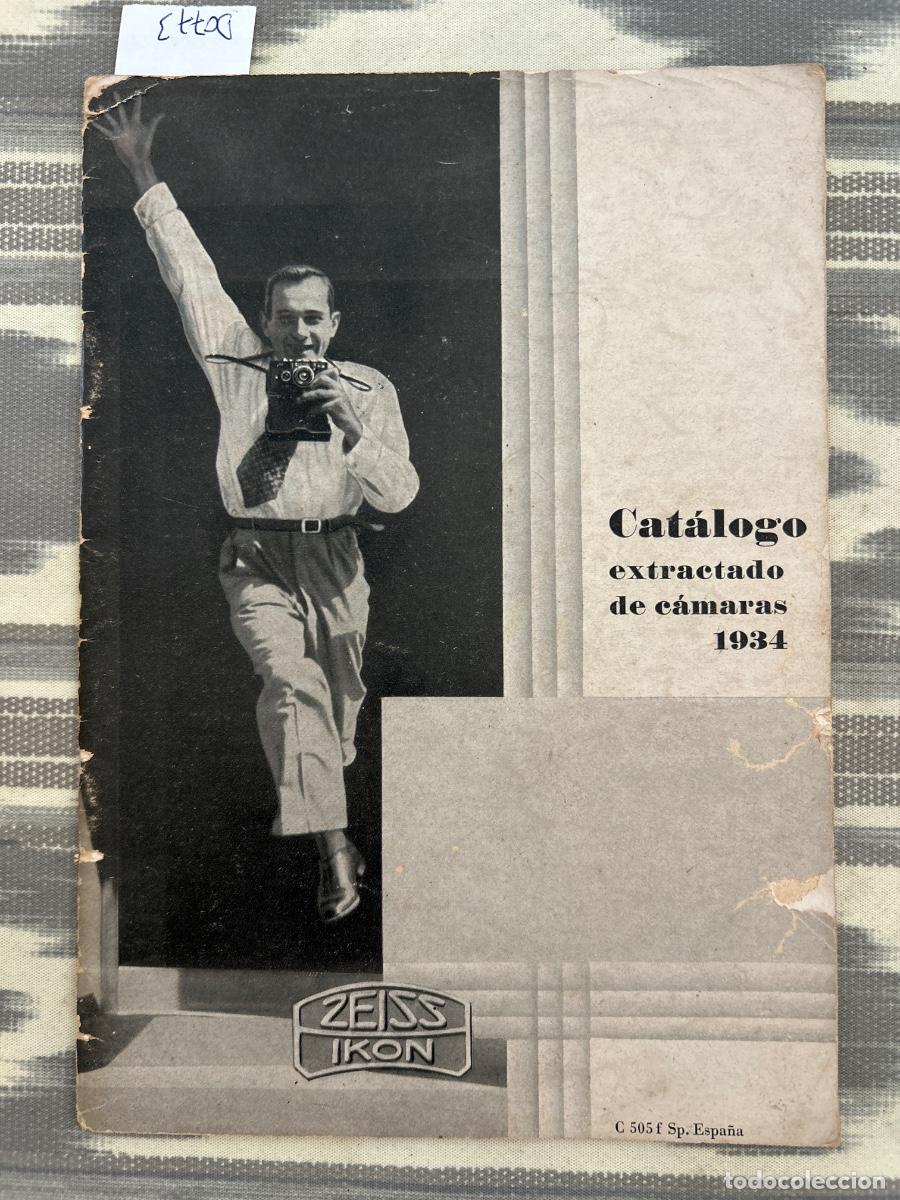 Libros antiguos: CATALOGO EXTRACTADO DE CAMARAS, 1934, ZEISS IKON