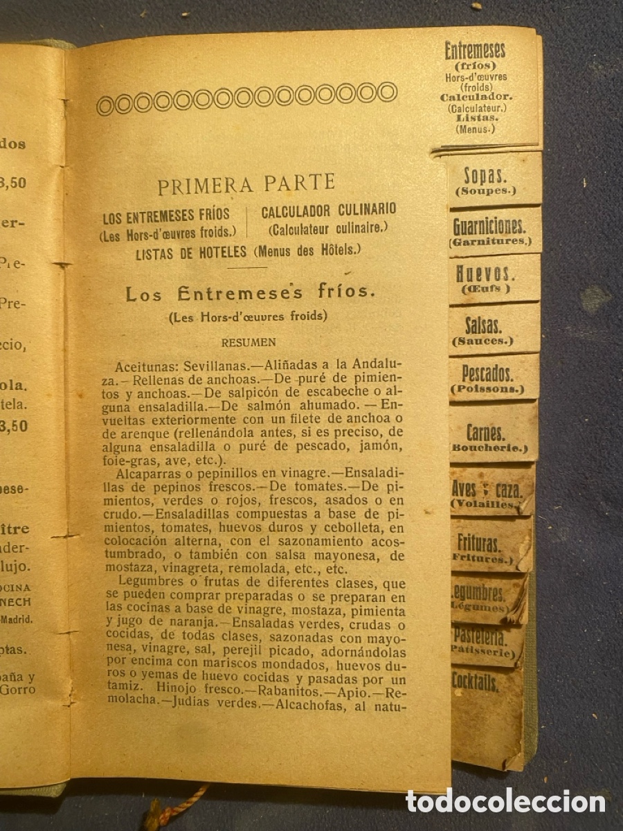 Libros antiguos: IGNACIO DOMENECH: - LA GUIA DEL GASTRONOMO ... - (1919) - Foto 2