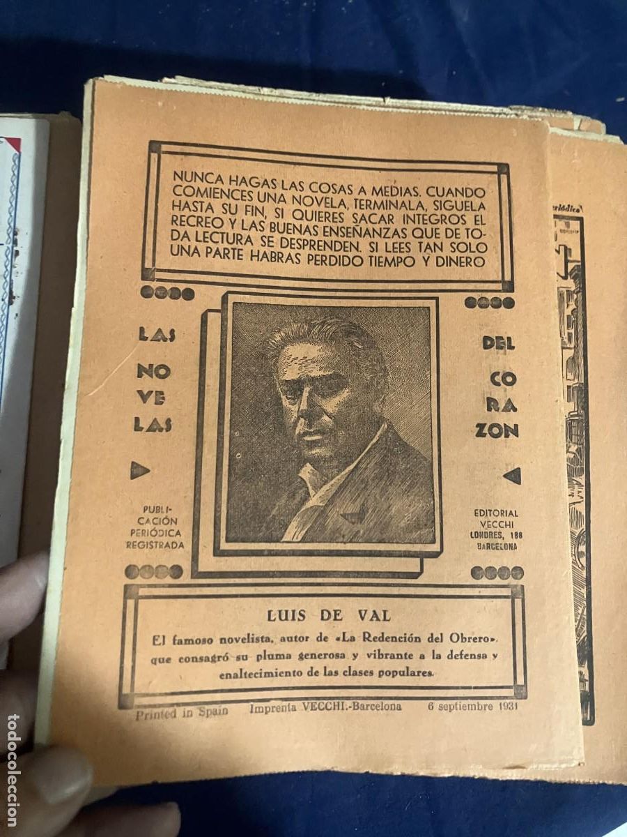 Libros antiguos: LA REDENCION DEL OBRERO DE LUIS DEL VAL. COMPLETA! - Foto 9