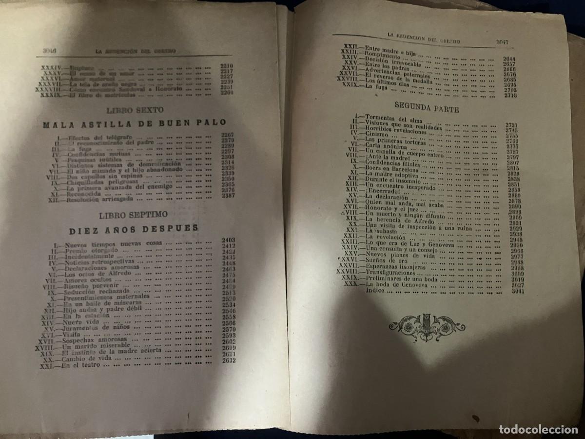 Libros antiguos: LA REDENCION DEL OBRERO DE LUIS DEL VAL. COMPLETA! - Foto 14