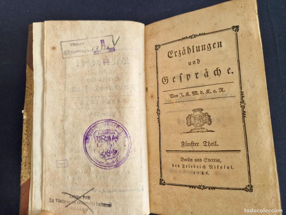 Libros antiguos: Catalina la Grande - Bibliothek der Grossf&uuml;rsten - 1786 - Historia Rusa - 2 Partes