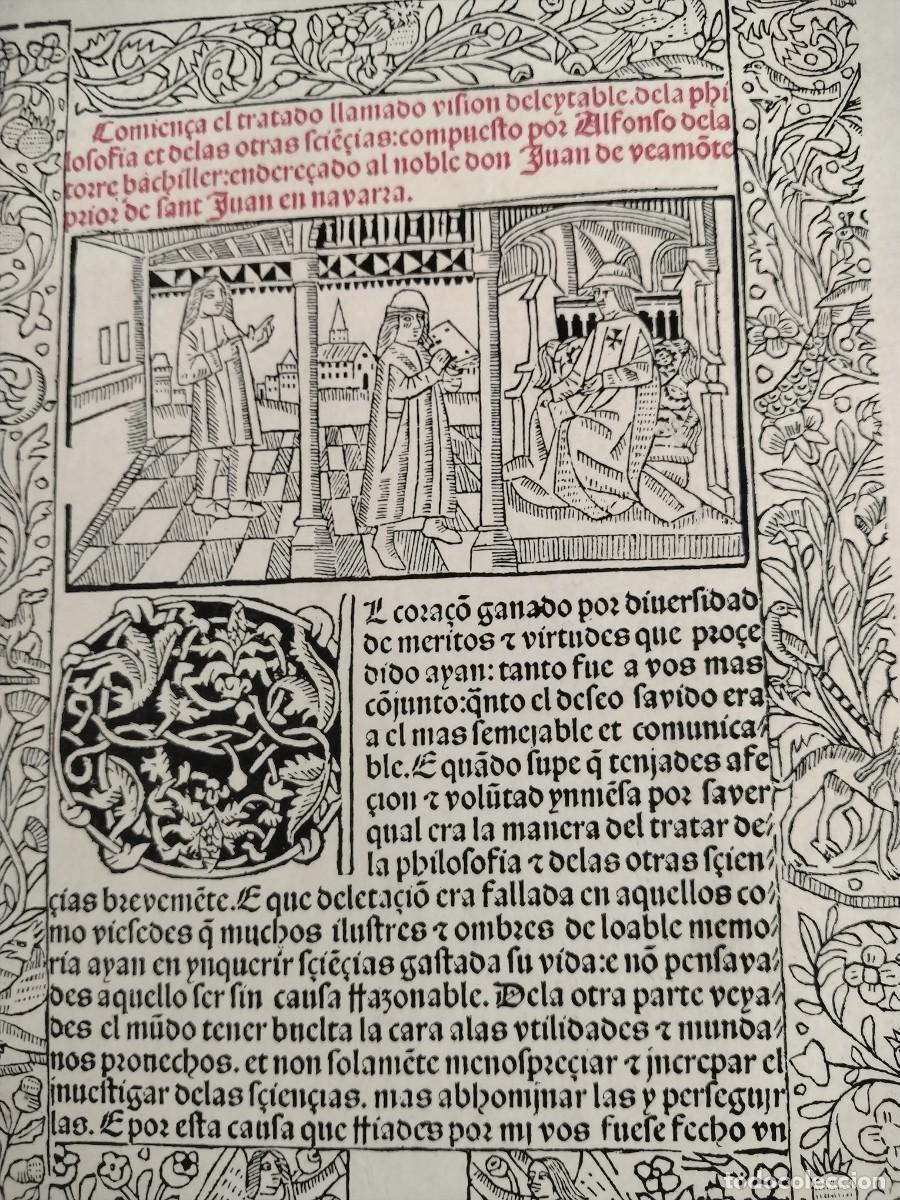 Libros antiguos: VISION DELEITABLE - ALFONSO DE LA TORRE