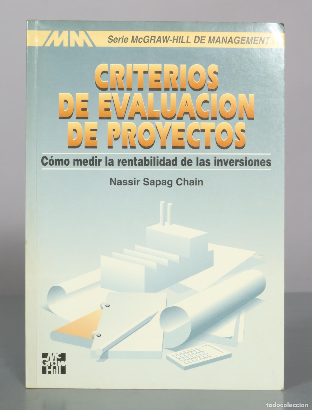 Libros antiguos: Criterios de evaluaci&oacute;n de proyectos - Nassir Sapag Chain - McGraw-Hill