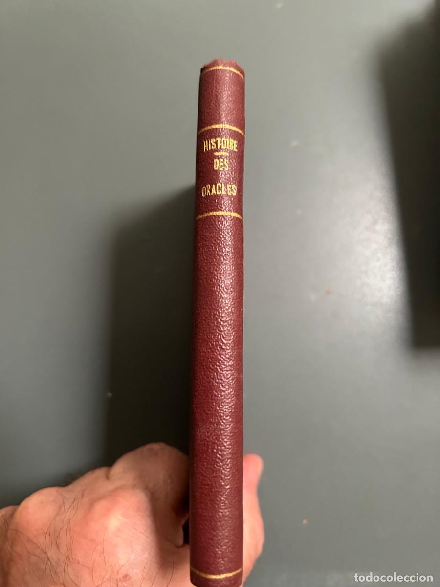 Libros antiguos: HISTOIRE DES ORACLES. FONTENELLE.