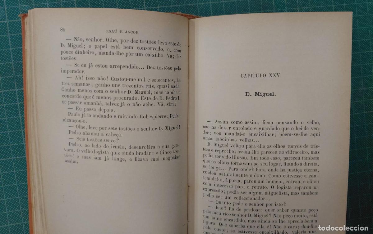 Libros antiguos: MACHADO DE ASSIS. (Joaquim Maria) - ESA&Uacute; E JACOB. - Foto 3