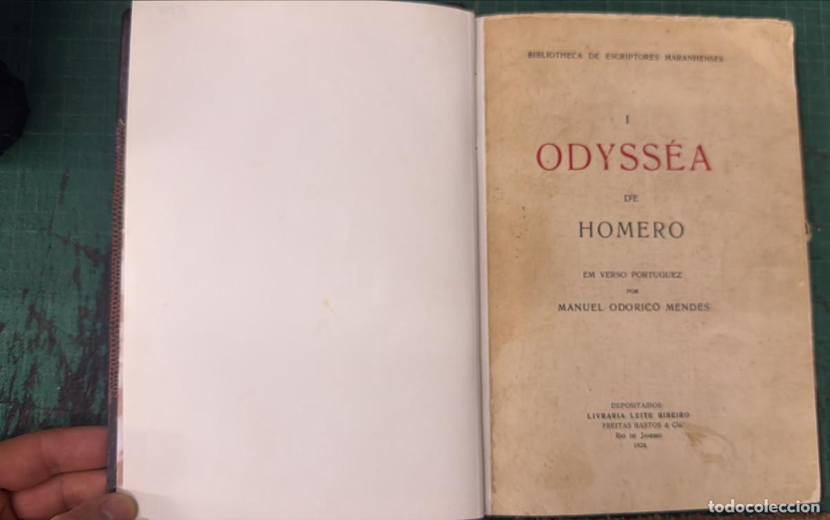 Libros antiguos: HOMERO. - ODYSS&Eacute;A. - Foto 5