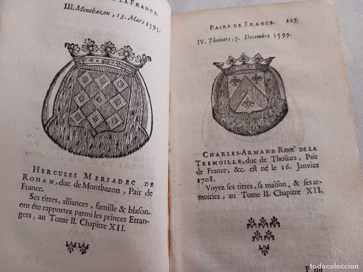 Libros antiguos: L'&Eacute;TAT DE LA FRANCE (1736) - TOMO TERCERO: PARES DE FRANCIA, DUQUES, CONDES, &Oacute;RDENES, CABALLEROS...