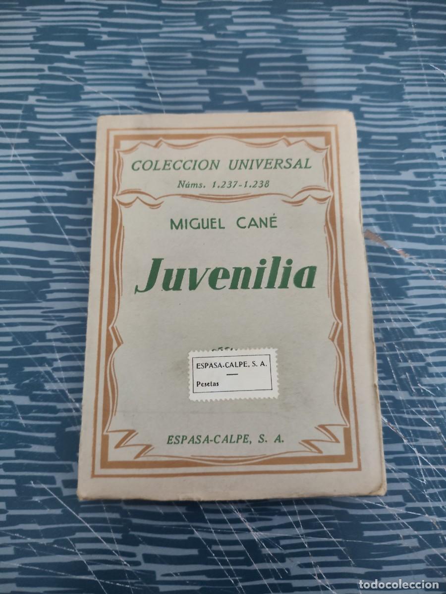 Libros antiguos: JUVENILIA, MIGUEL CANE,ESPASA CALPE,1932, INTONSO.