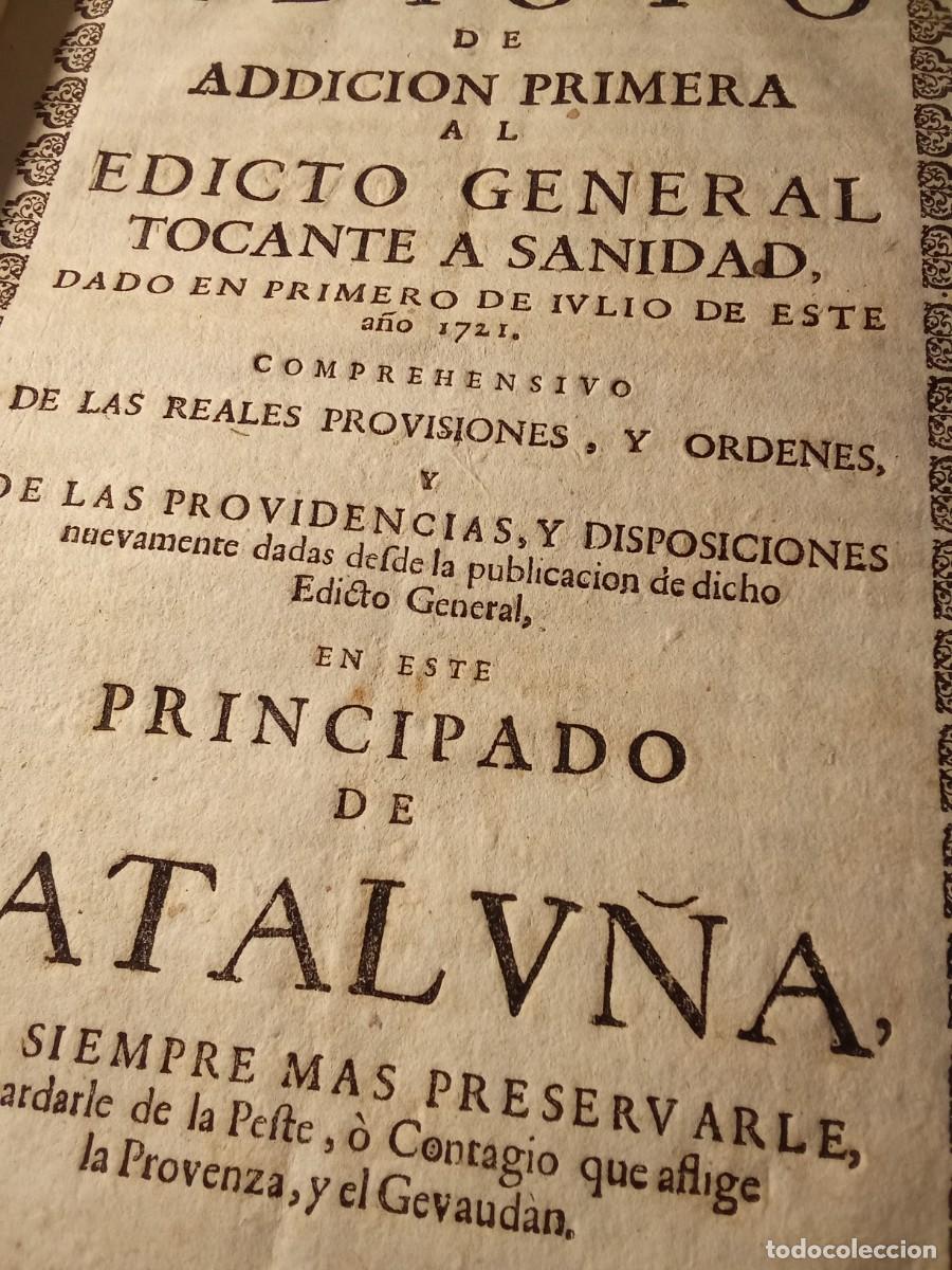 Libros antiguos: Principado de Catalu&ntilde;a.1721.