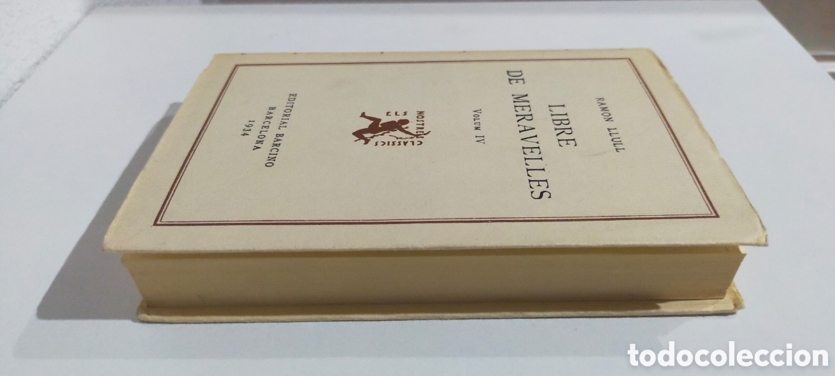 Libros antiguos: Libre de meravelles, volum IV, Llull - Foto 7
