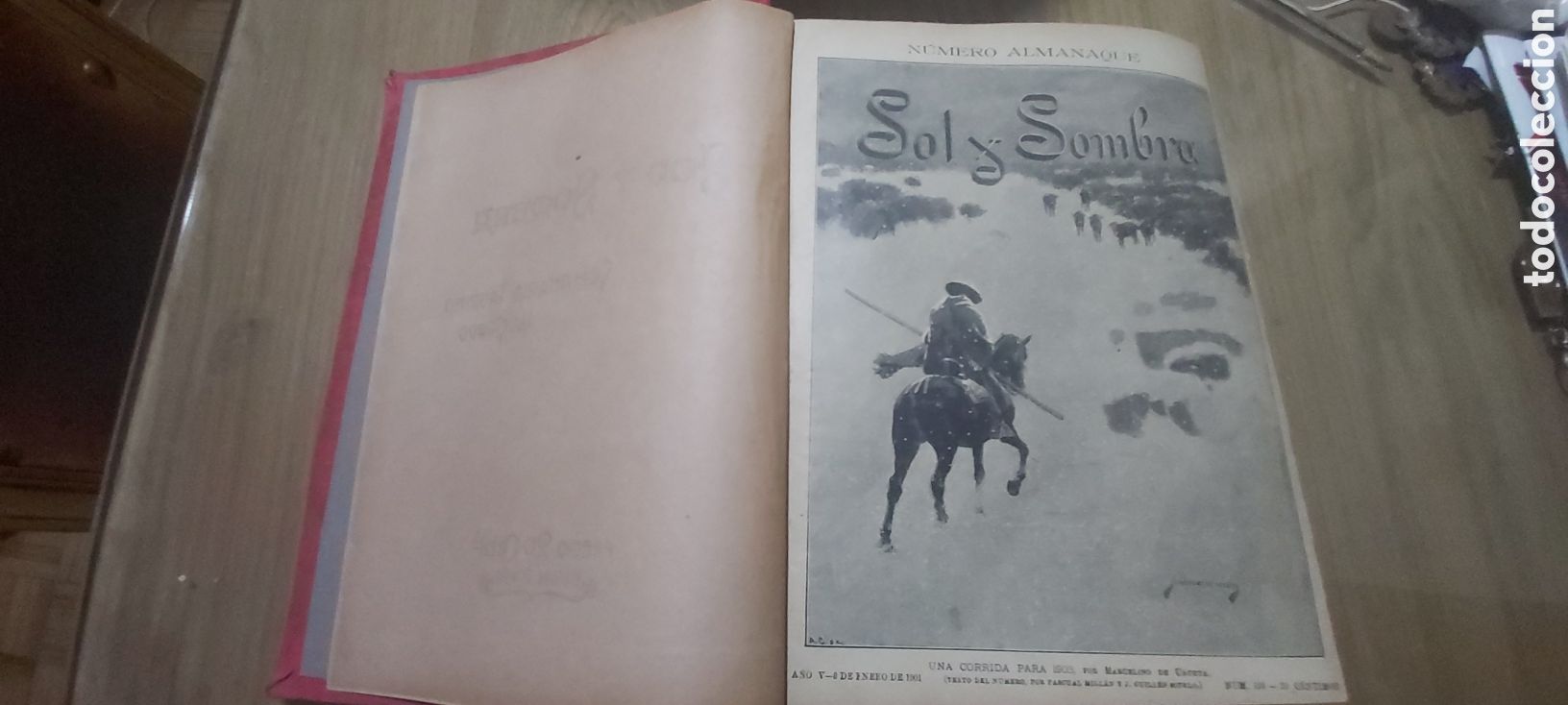 Libros antiguos: REVISTA SOL Y SOMBRA COMPLETA 1901 - Foto 3