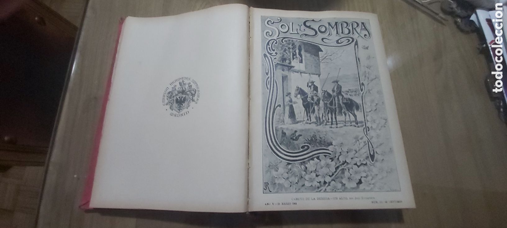 Libros antiguos: REVISTA SOL Y SOMBRA COMPLETA 1901 - Foto 5