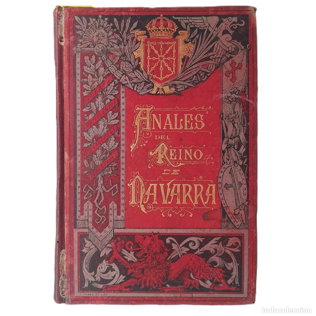 Libros antiguos: ANALES DEL REINO DE NAVARRA. Tomo V. Moret, Jos&eacute; de