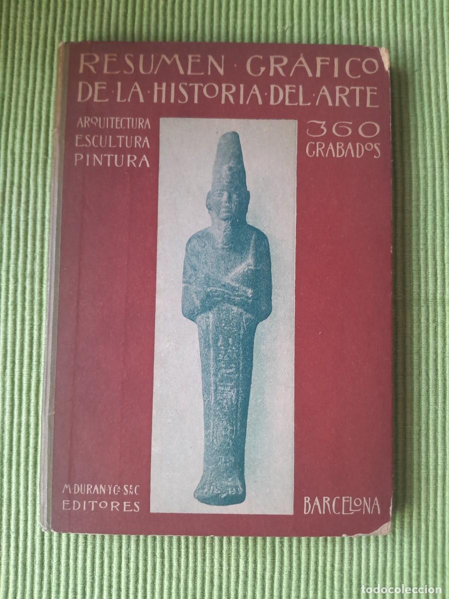 Libros antiguos: RESUMEN GRAFICO DE LA HISTORIA DEL ARTE. 360 GRABADOS. DURAN 191?
