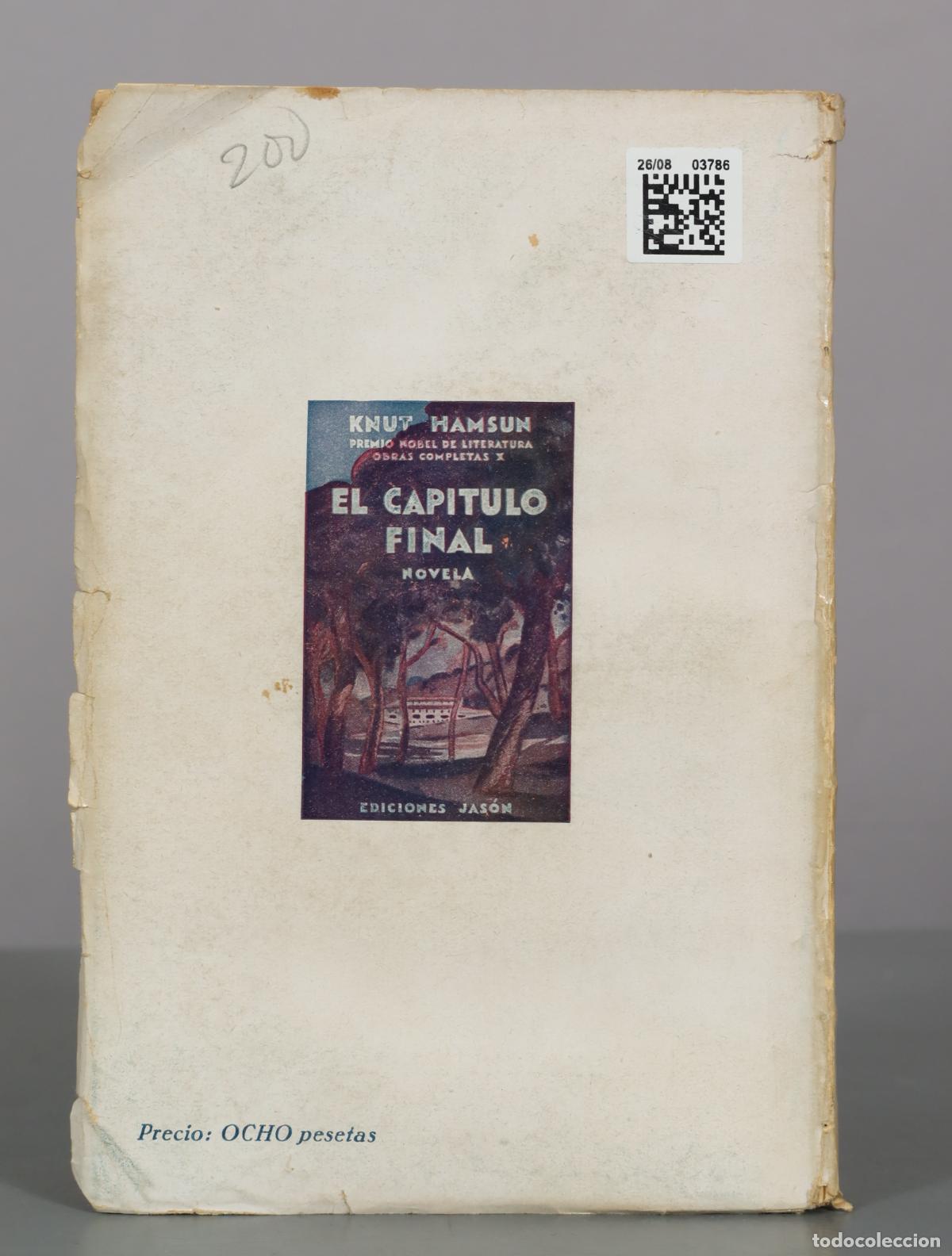 Libros antiguos: Misterios - Knut Hamsun - Editorial Jas&oacute;n - Foto 3