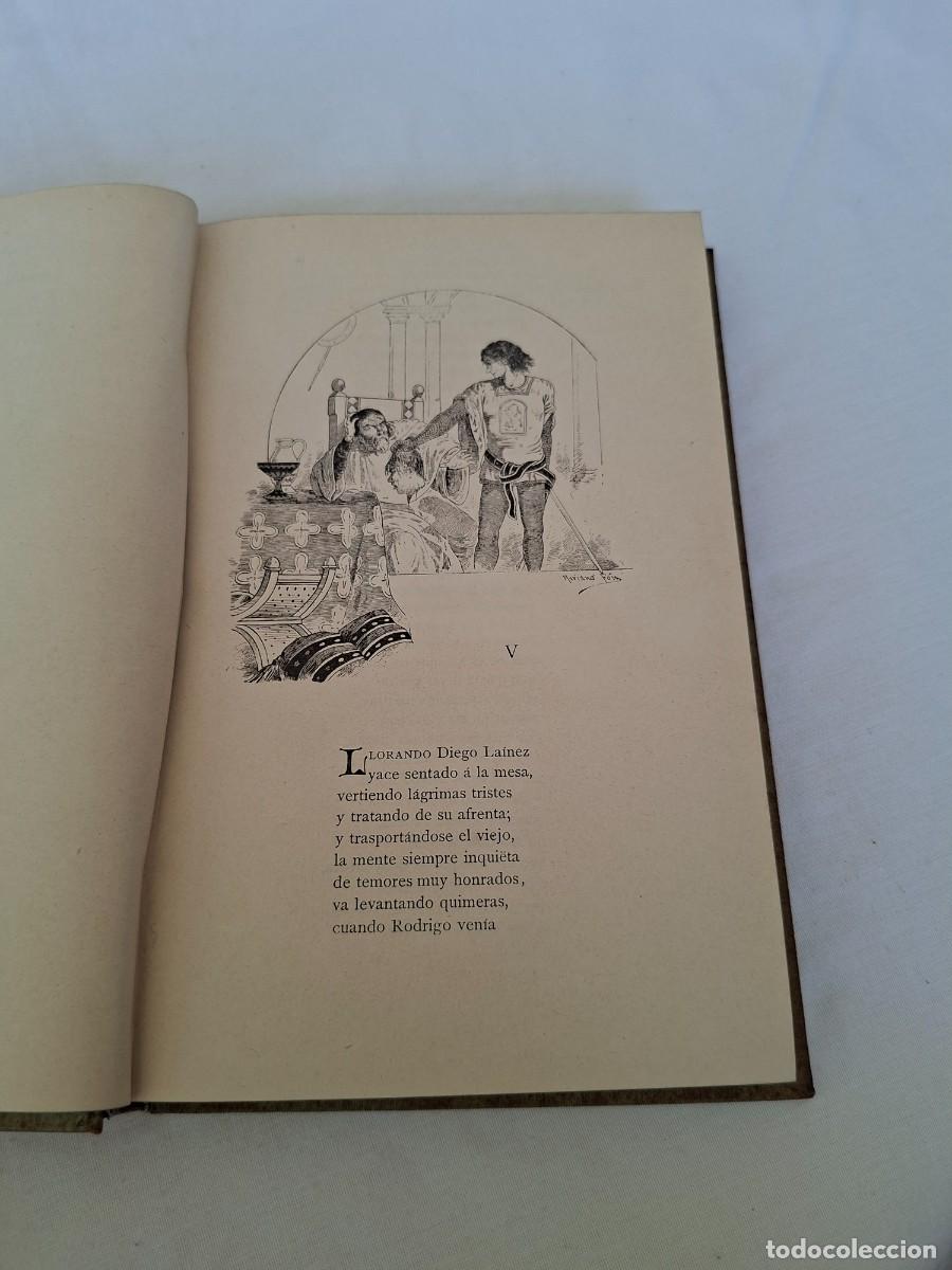 Libros antiguos: ROMANCERO SELECTO DEL CID - Foto 6