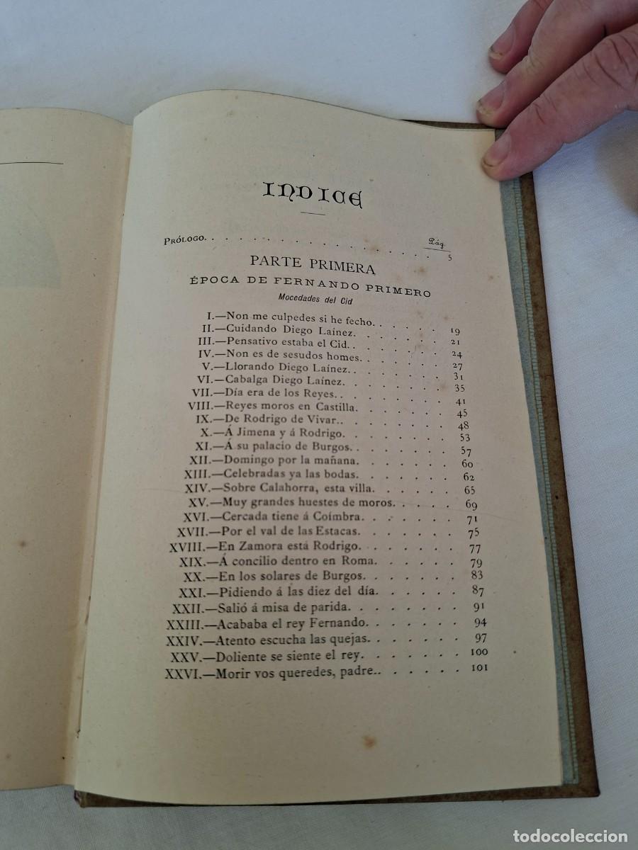 Libros antiguos: ROMANCERO SELECTO DEL CID - Foto 8
