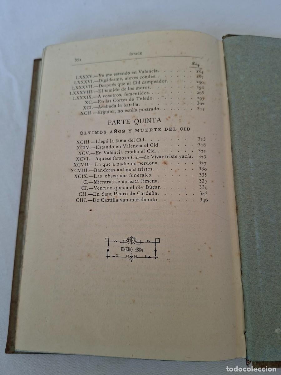 Libros antiguos: ROMANCERO SELECTO DEL CID - Foto 10