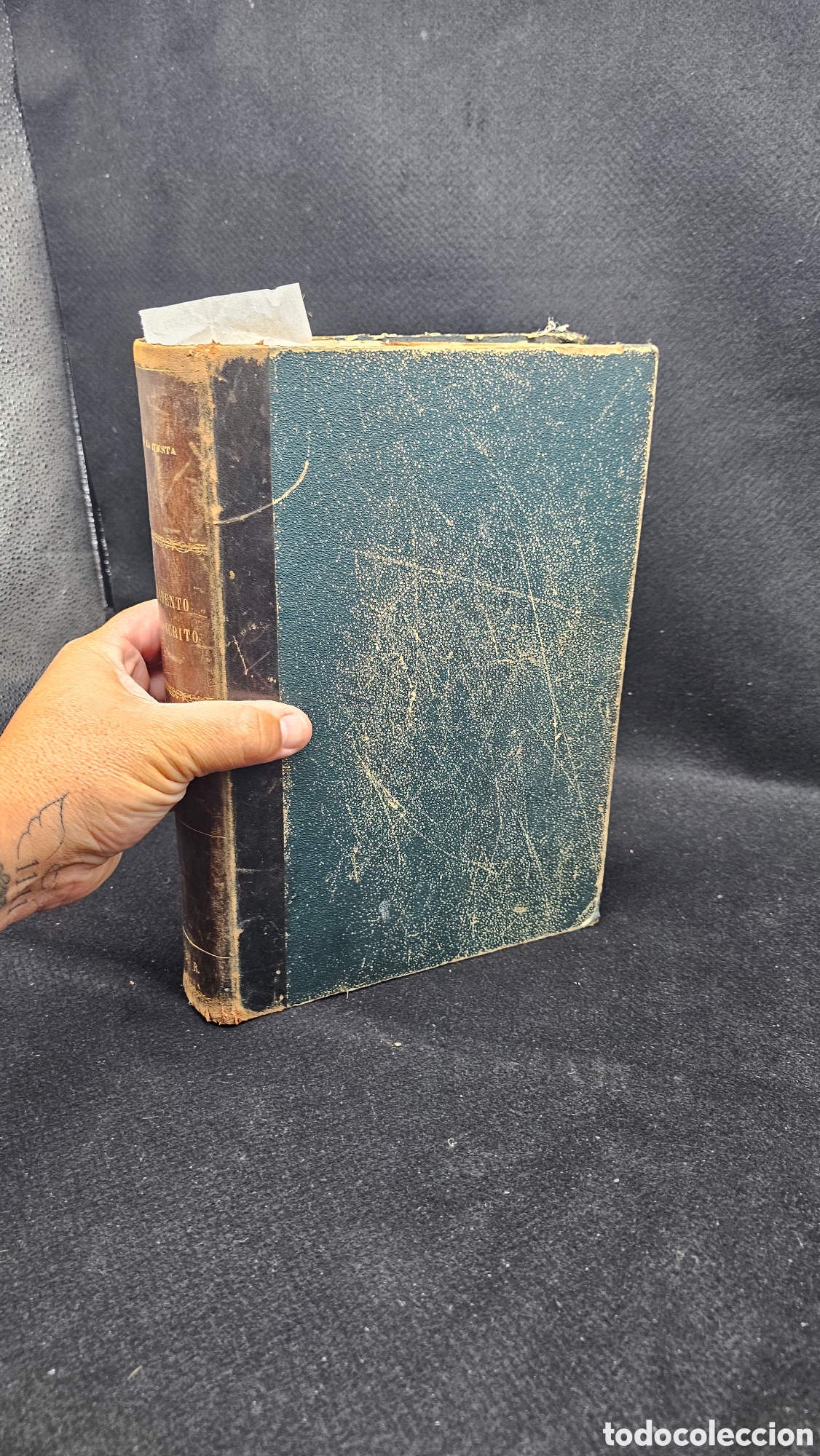 Libros antiguos: El juramento de un proscrito siglo XIX - Foto 16