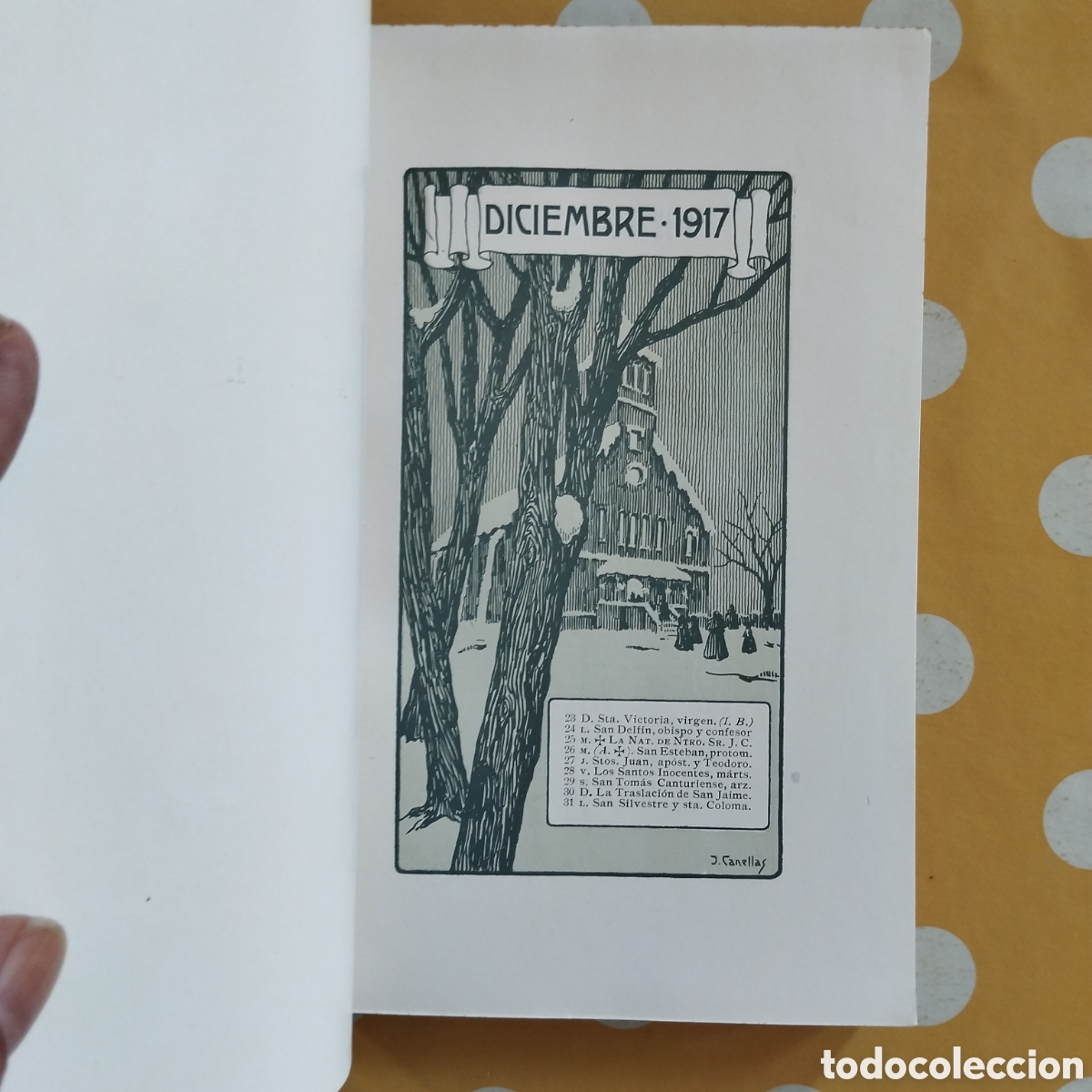 Libros antiguos: ALMANAQUE 1918 INSTITUTO CATAL&Aacute;N DE LAS ARTES DEL LIBRO - Foto 4