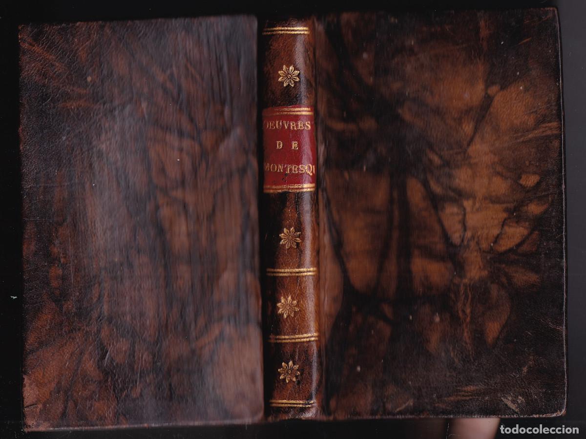 Libros antiguos: MONTESQUIEU: SUS LES CAUSES DE LA GRANDEUR DES ROMAINS ET DE LEUR DECADENCE. 1815. ESTIREOT&Iacute;PICA.