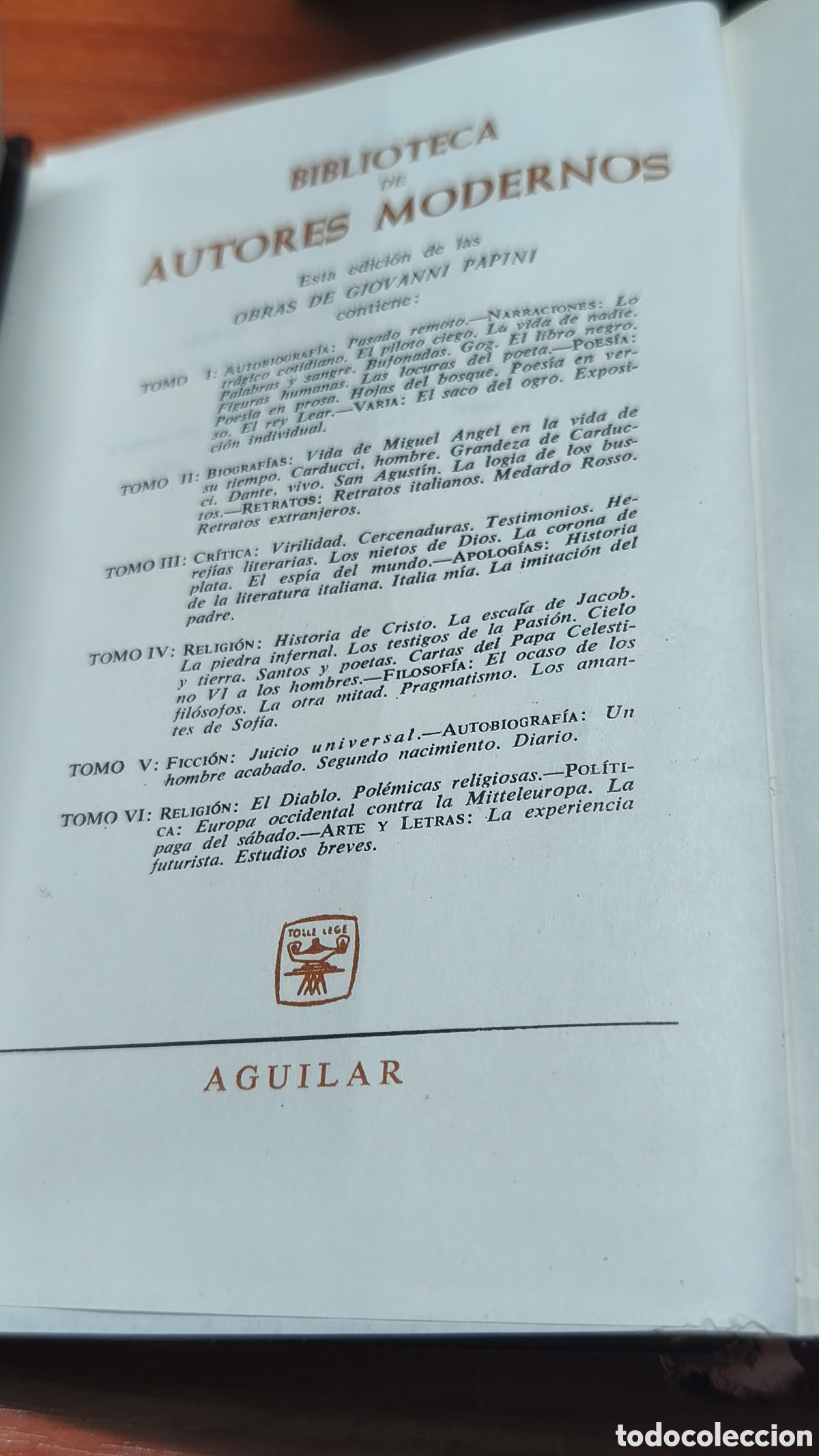 Libros antiguos: 5 Vol. OBRAS de Giovanni Papini - Foto 3