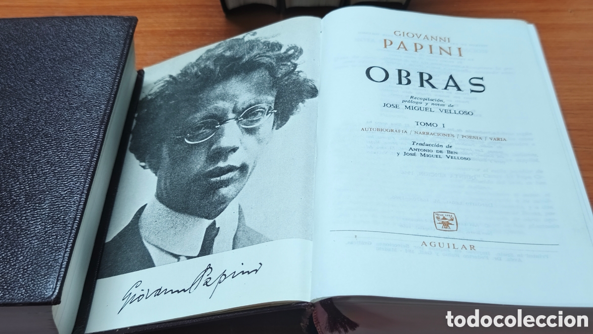 Libros antiguos: 5 Vol. OBRAS de Giovanni Papini - Foto 4