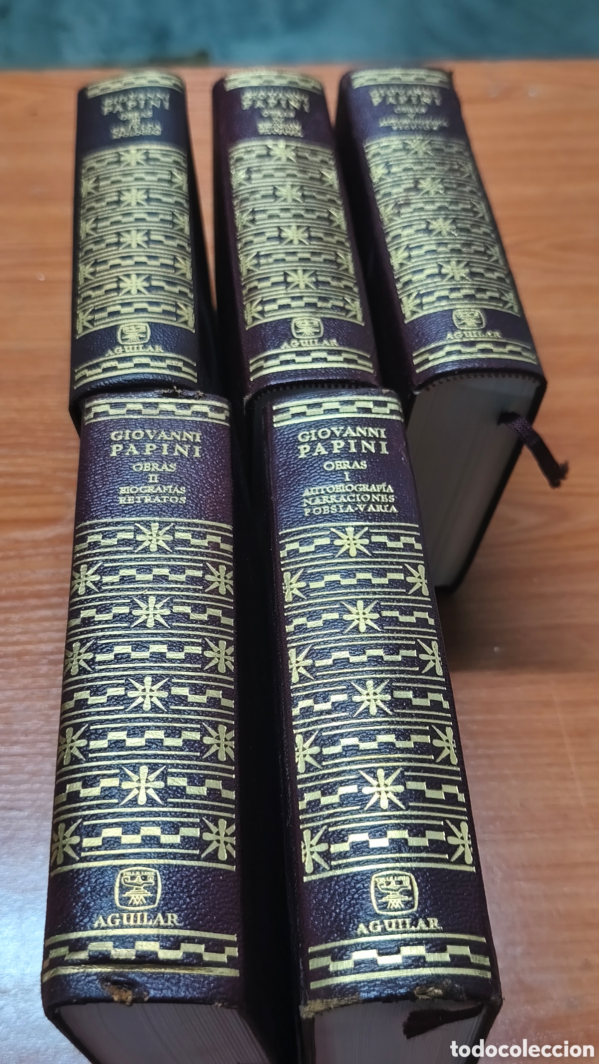Libros antiguos: 5 Vol. OBRAS de Giovanni Papini - Foto 6