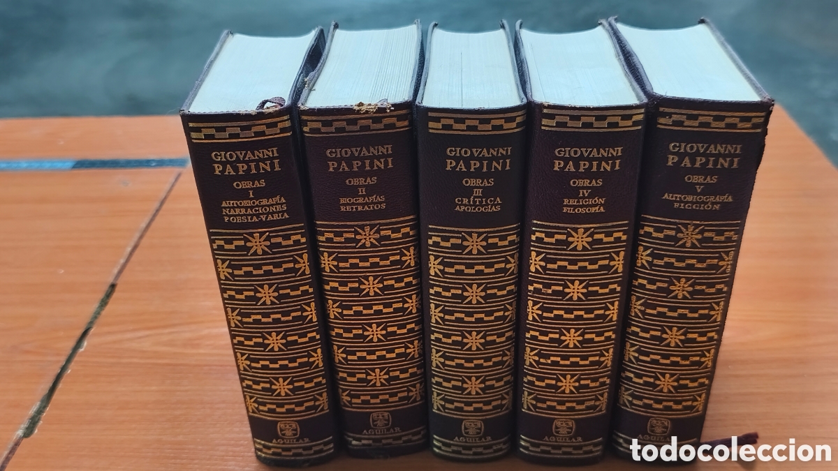 Libros antiguos: 5 Vol. OBRAS de Giovanni Papini