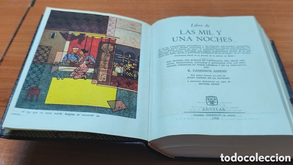 Libros antiguos: 3 Vol&uacute;menes de &rdquo;Libro de las Mil y Una Noches&rdquo; - Foto 4
