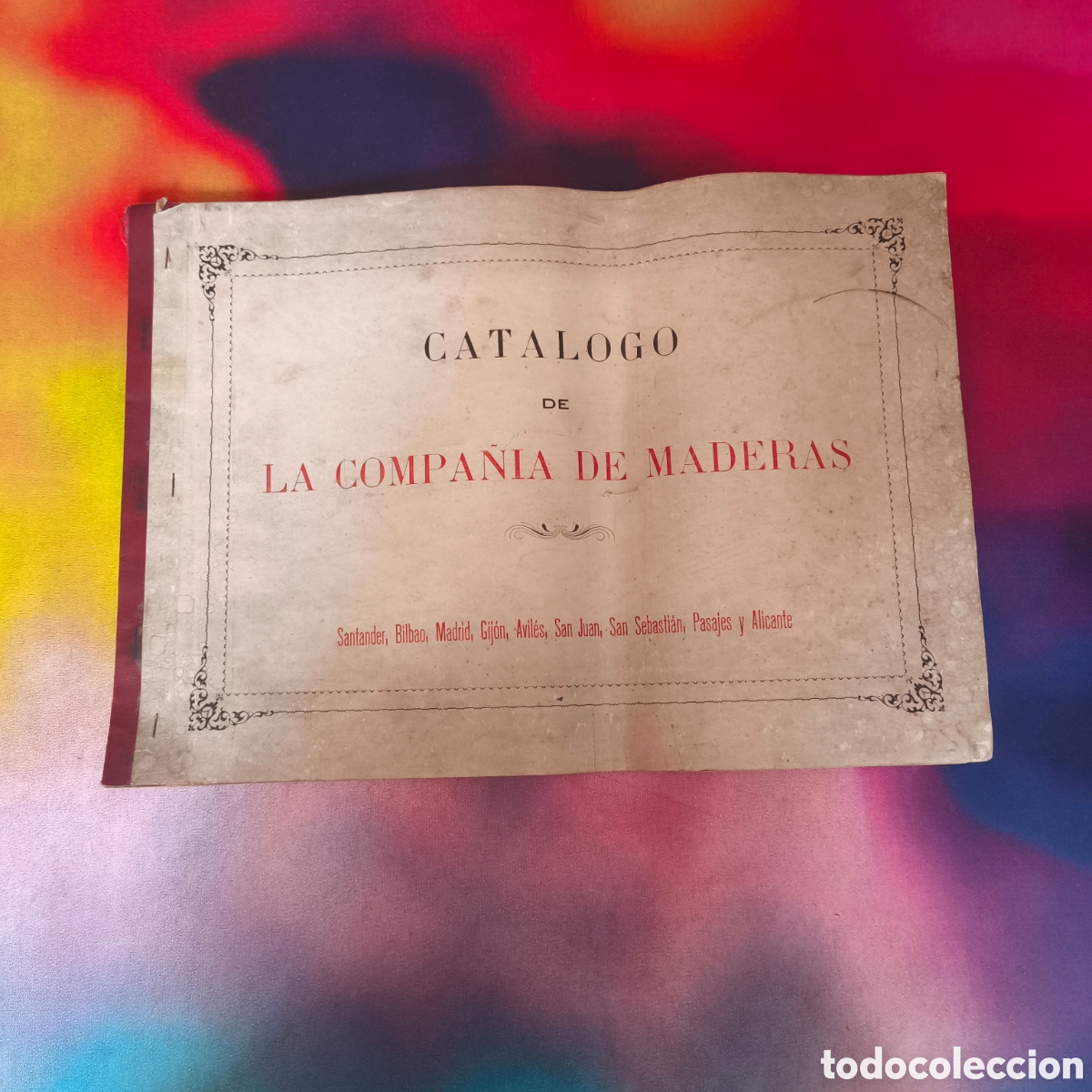 Libros antiguos: Cat&aacute;logo Antiguo Compa&ntilde;&iacute;a de Maderas 1917