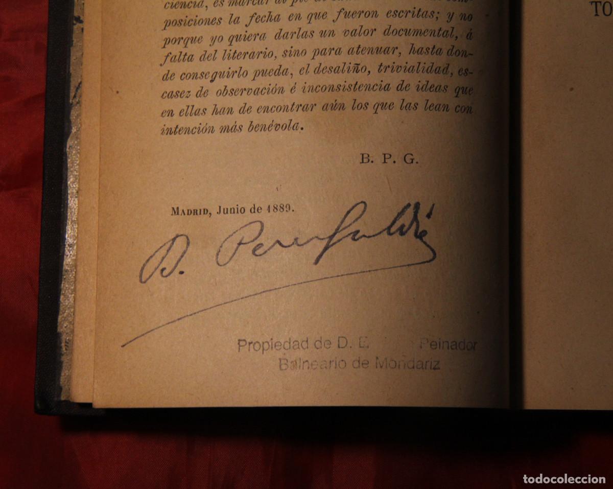 Libros antiguos: Benito P&eacute;rez Gald&oacute;s - Torquemada en la hoguera 1898 - Firmado
