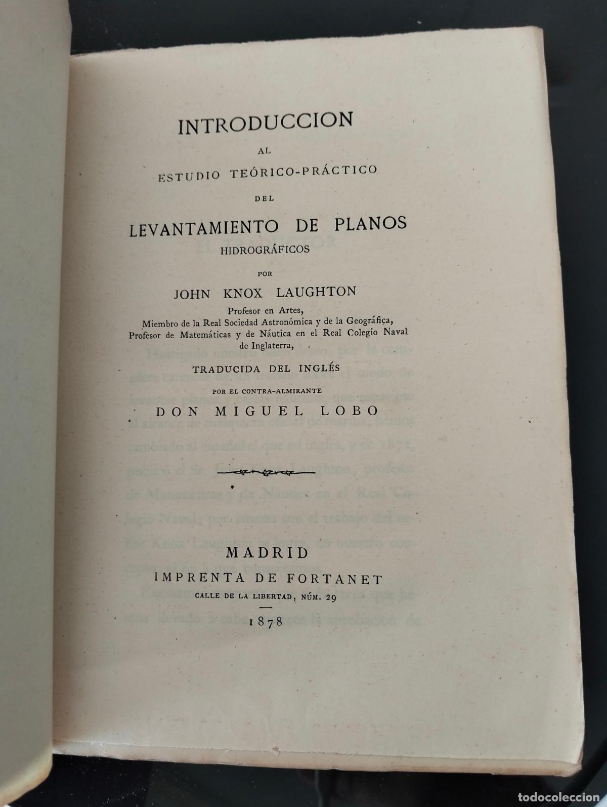 Libros antiguos: Arquitectura. Introduccion Estudio Levantamiento de Planos, John Knox, Madrid, 1878 L55