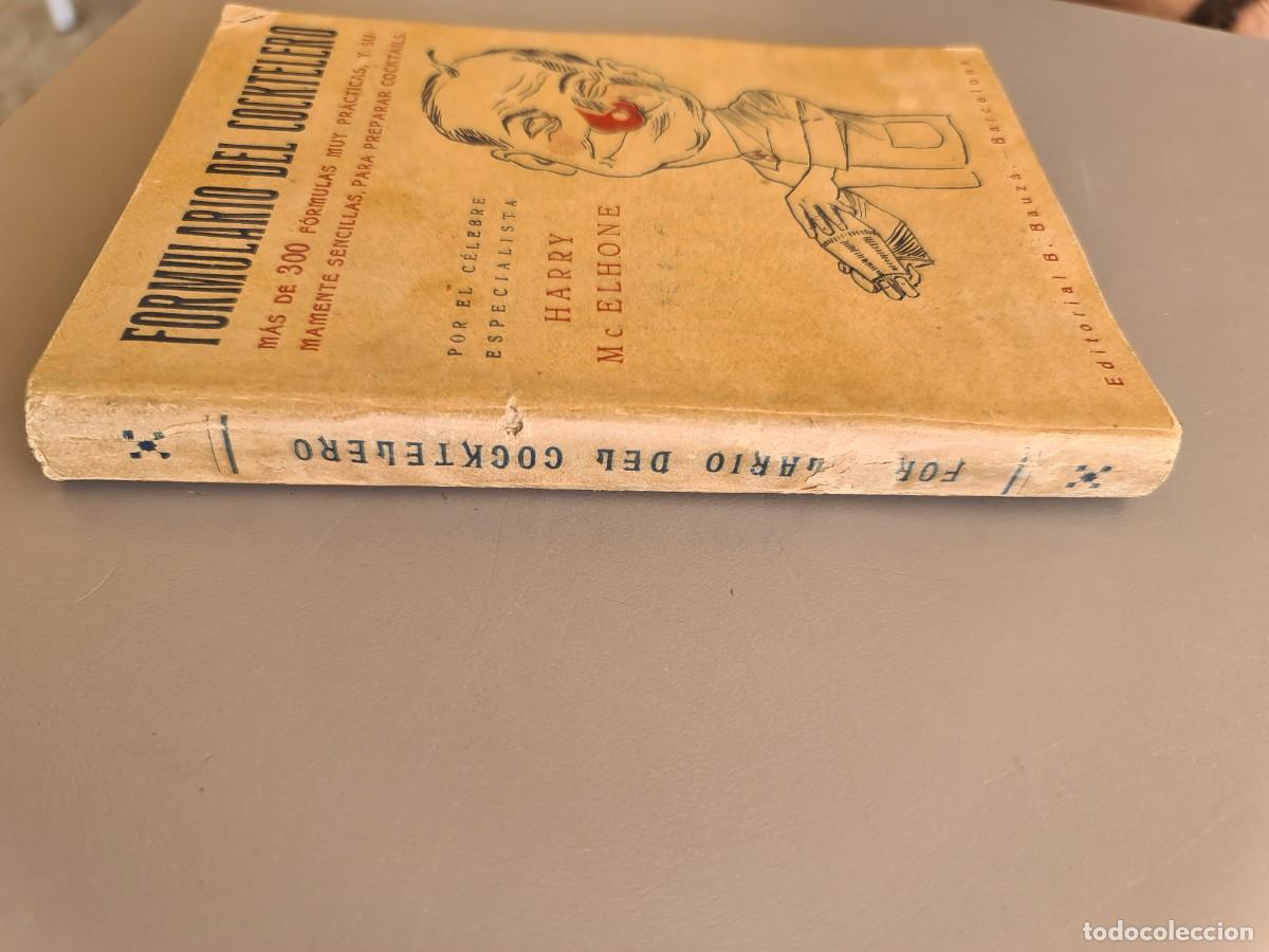 Libros antiguos: Harry McElhone. El formulario del cocktelero. 1926-1928.