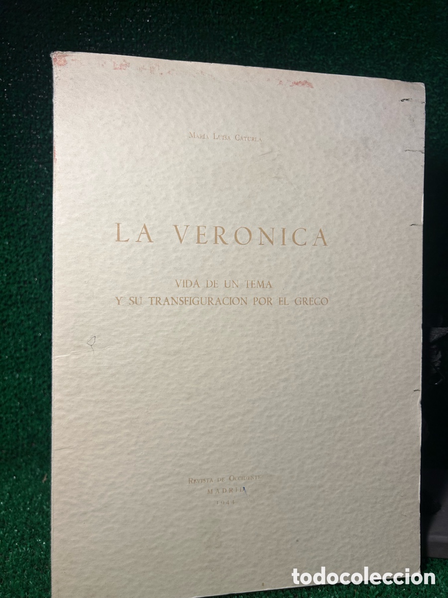 Libros antiguos: LA VERONICA - MARIA LUISA CATURLA -B6 - Foto 2