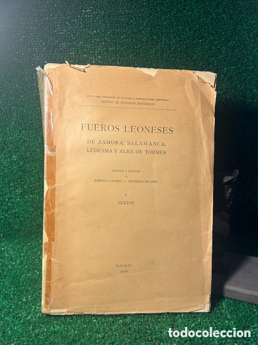 Libros antiguos: FUEROS LEONENSES - AMERICO CASTRO -B6