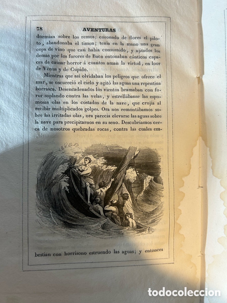 Libros antiguos: AVENTURAS DE TELEMACO - FENELON -B6 - Foto 4