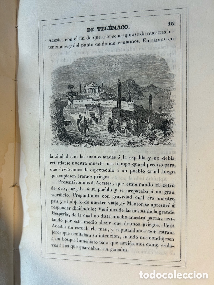 Libros antiguos: AVENTURAS DE TELEMACO - FENELON -B6 - Foto 5